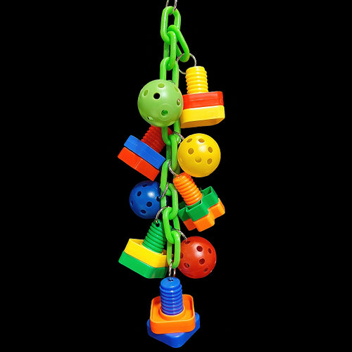 Bulk Big Barrel Pony Beads  Plastic Toy Parts for DIY Bird Toys – Birdy  Boredom Busters