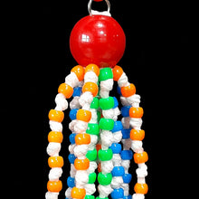 Load image into Gallery viewer, One hundred pony beads individually knotted on cotton strands under a large marbella bead.
